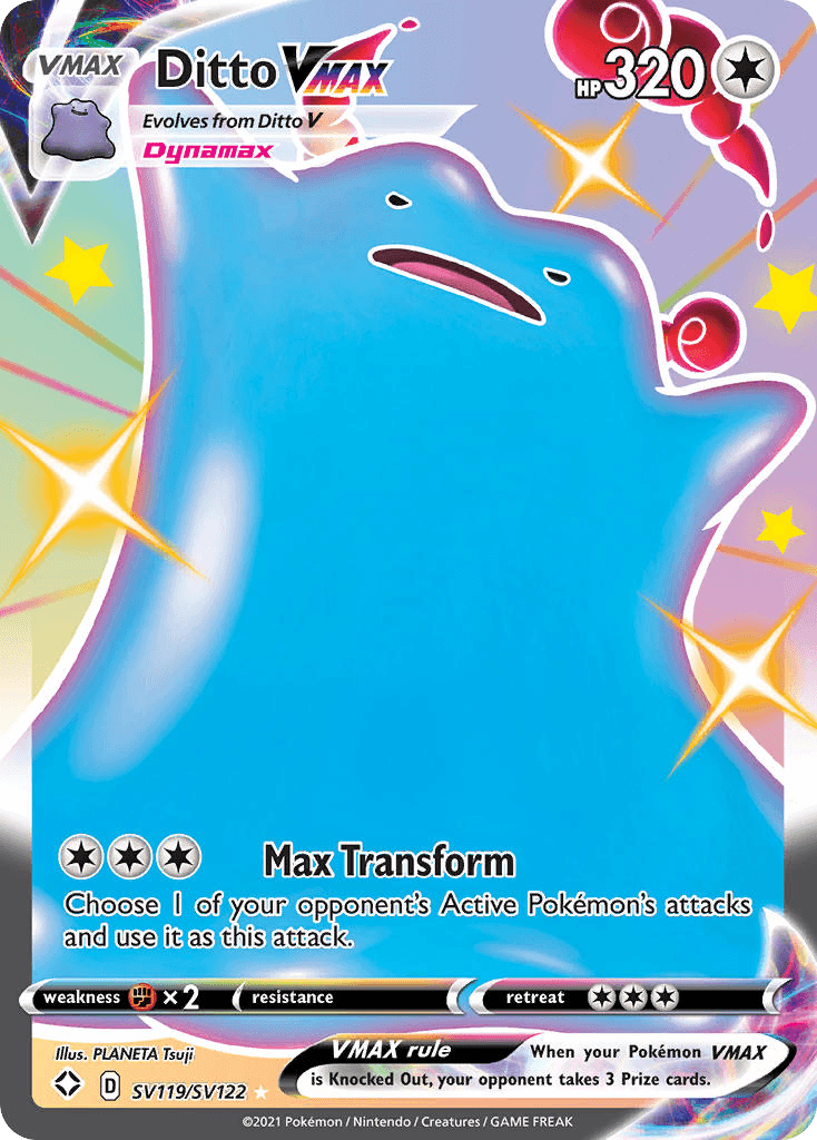 Ditto VMAX (Shining Fates Shiny Vault) #SV119