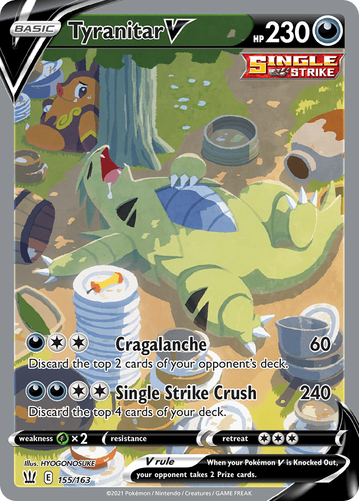 Tyranitar V (Battle Styles) #155