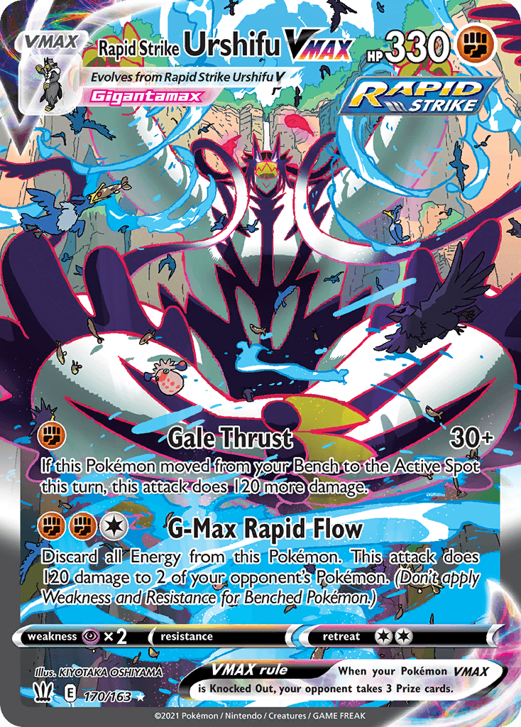 Rapid Strike Urshifu VMAX (Battle Styles) #170