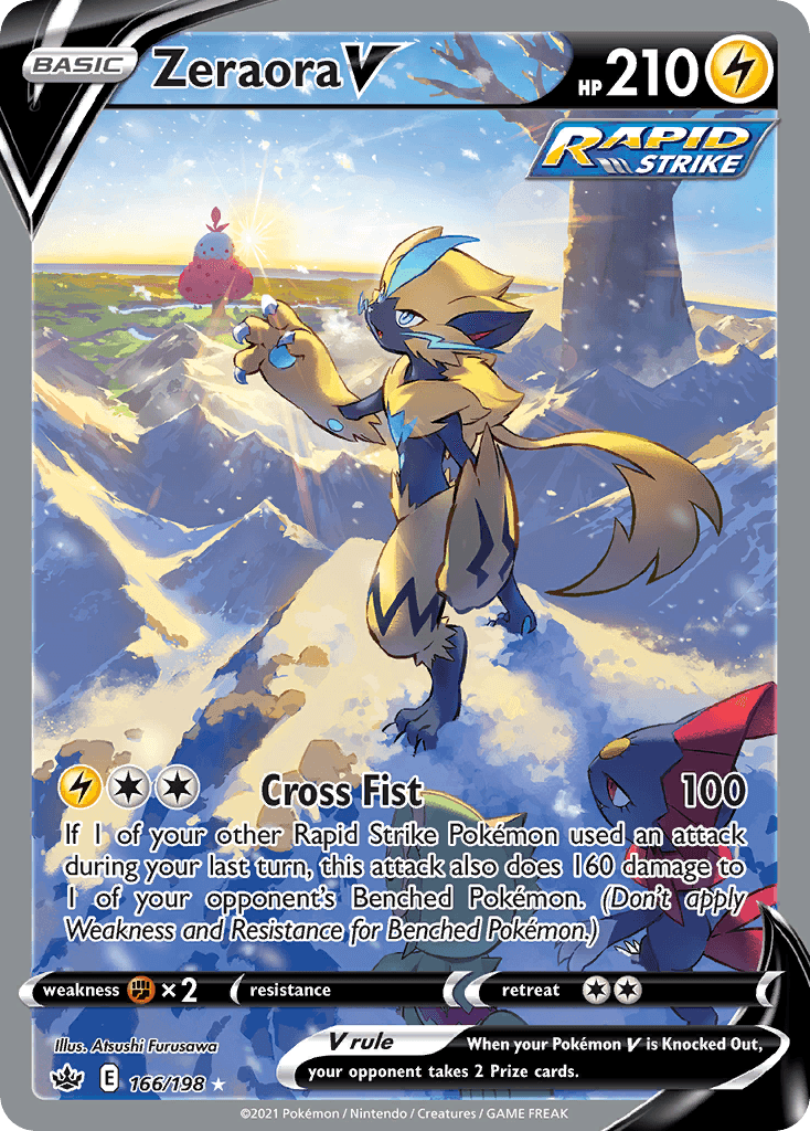 Zeraora V (Chilling Reign) #166