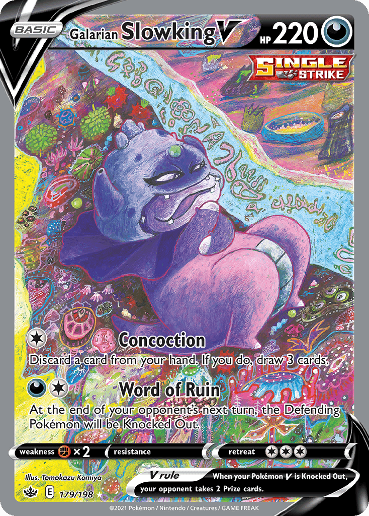 Galarian Slowking V (Chilling Reign) #179