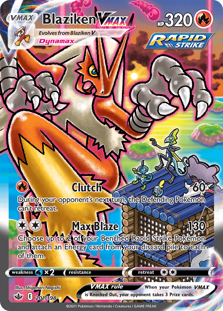 Blaziken VMAX (Chilling Reign) #201
