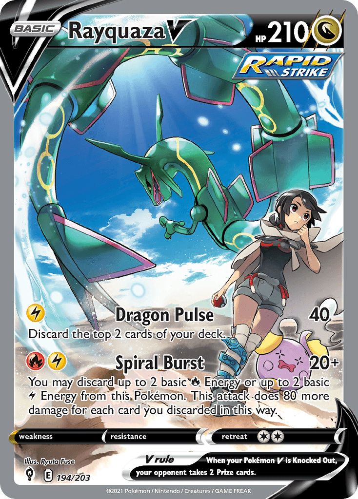 Rayquaza V (Evolving Skies) #194