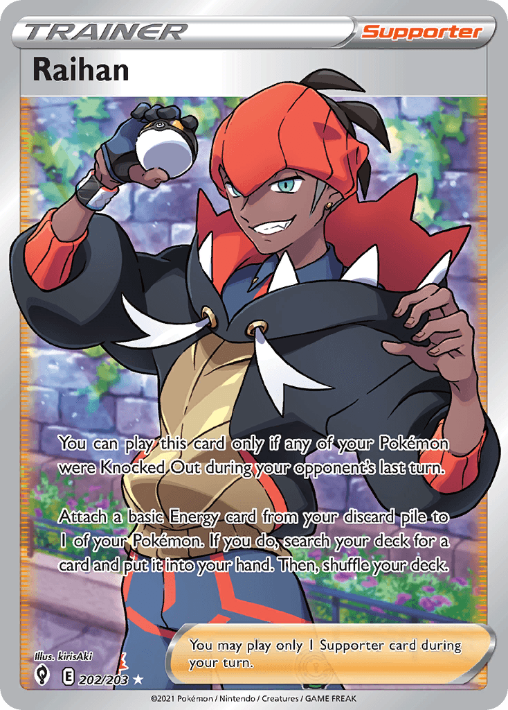 Raihan (Evolving Skies) #202 card art