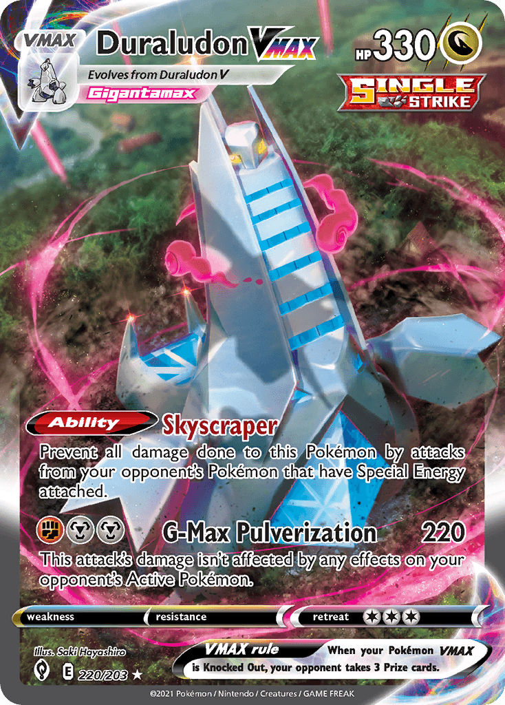 Duraludon VMAX (Evolving Skies) #220 card art