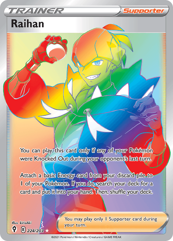 Raihan (Evolving Skies) #224 card art