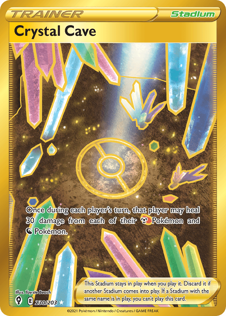 Crystal Cave (Evolving Skies) #230 card art