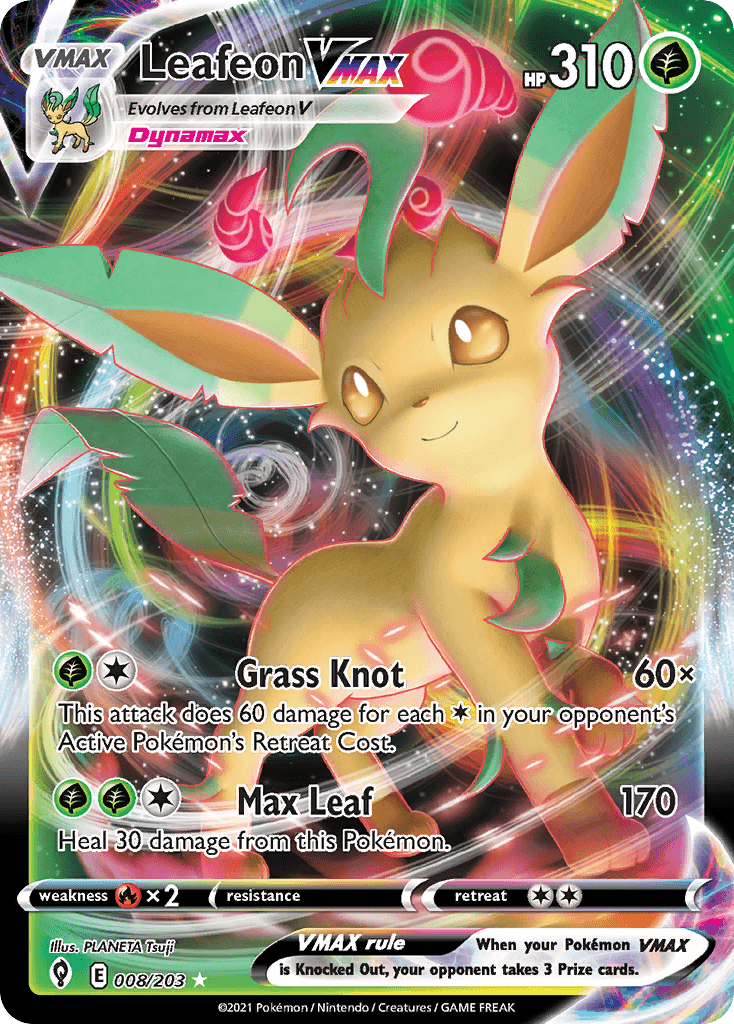 Leafeon VMAX (Evolving Skies) #8