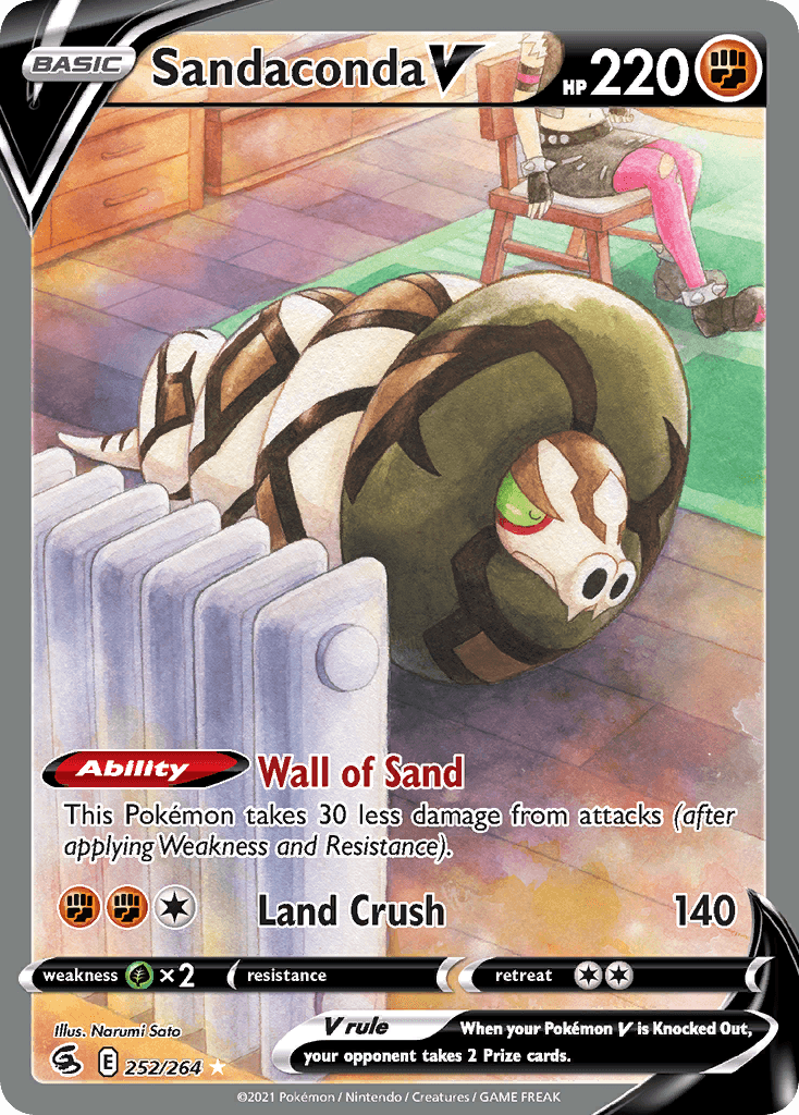 Sandaconda V (Fusion Strike) #252 card art