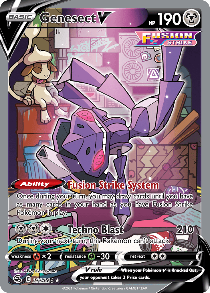 Genesect V (Fusion Strike) #255 card art