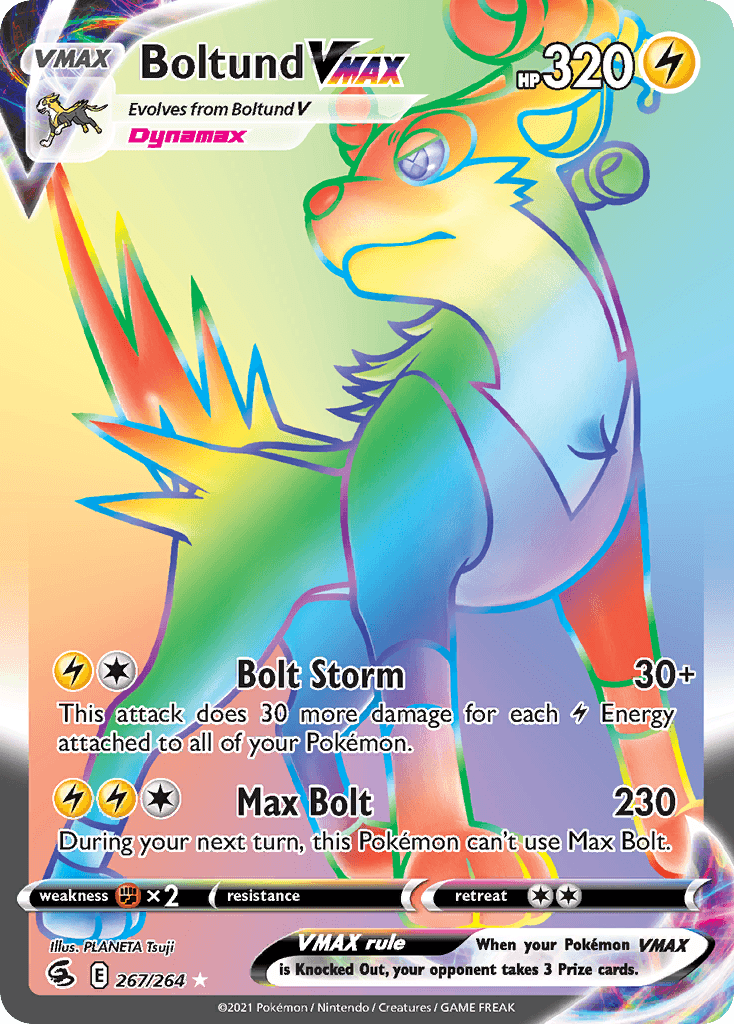 Boltund VMAX (Fusion Strike) #267 card art