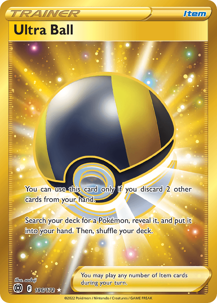Ultra Ball (Brilliant Stars) #186 card art