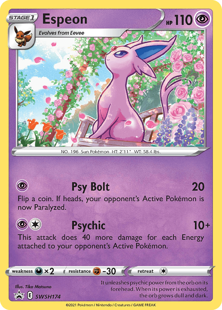Espeon (SWSH Black Star Promos) #SWSH174