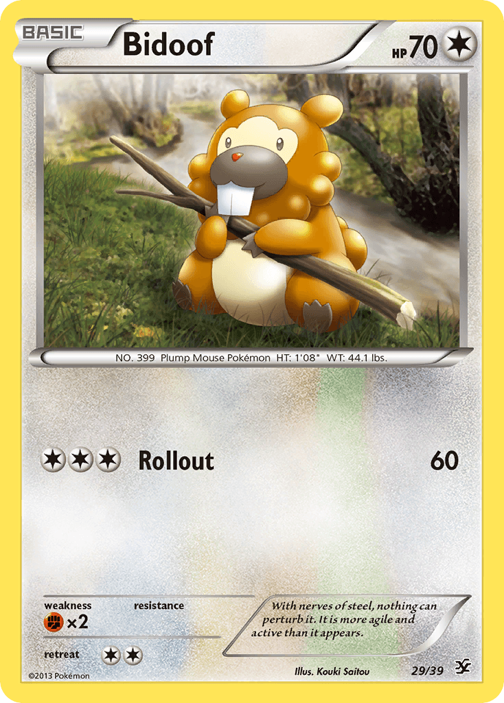 Bidoof (Kalos Starter Set) #29