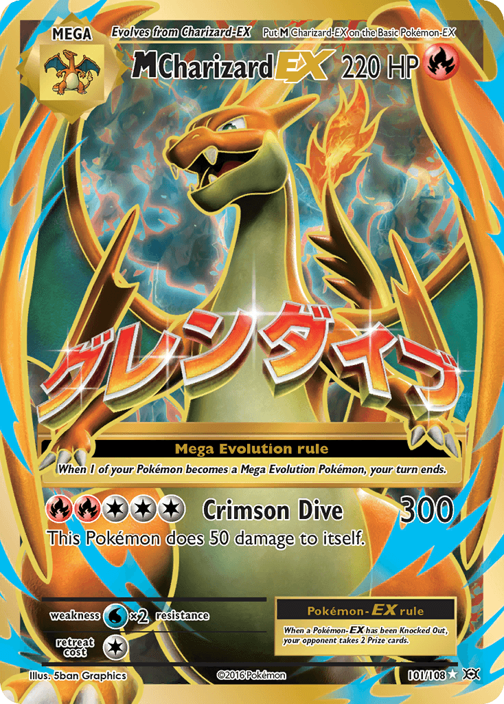 M Charizard-EX (Evolutions) #101