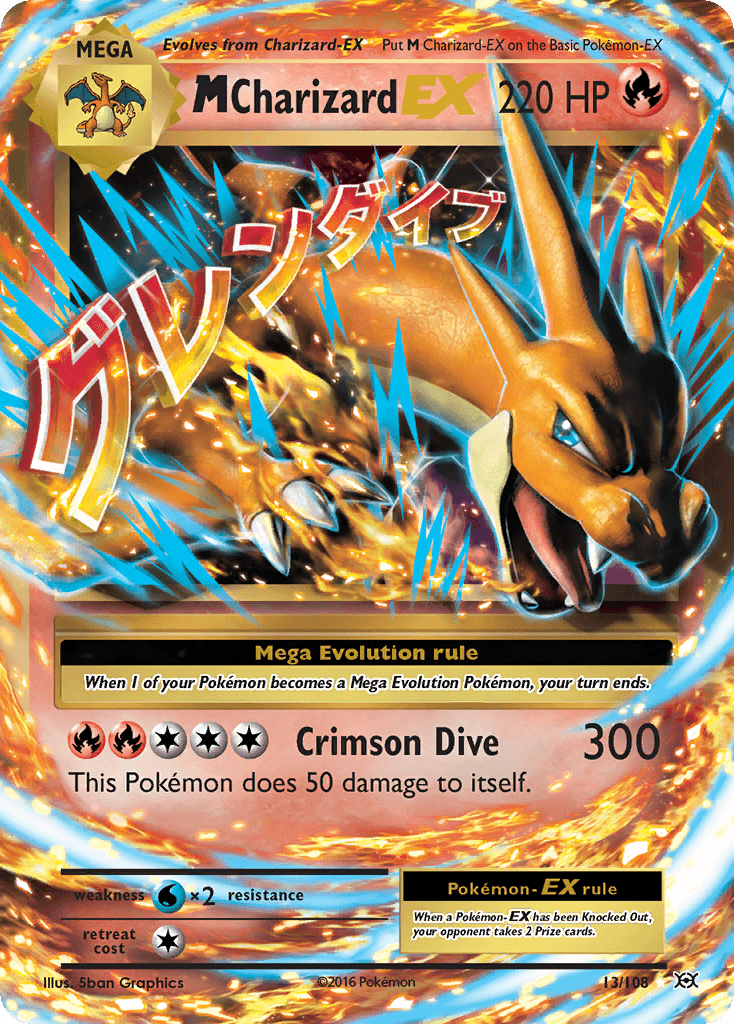 M Charizard-EX (Evolutions) #13