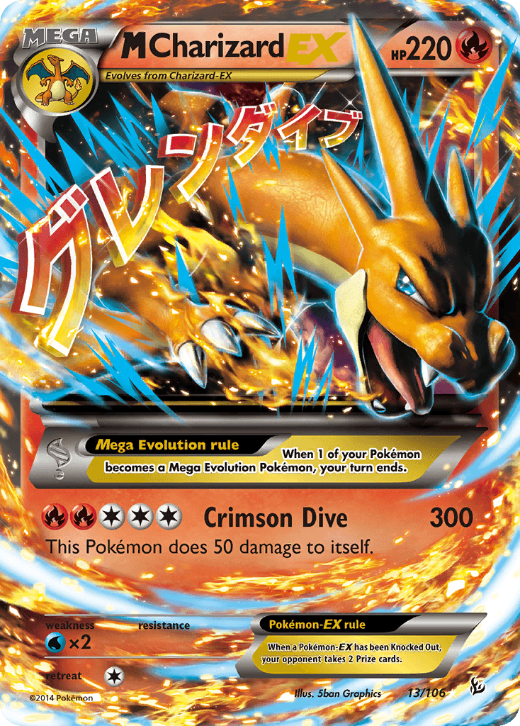 M Charizard-EX (Flashfire) #13