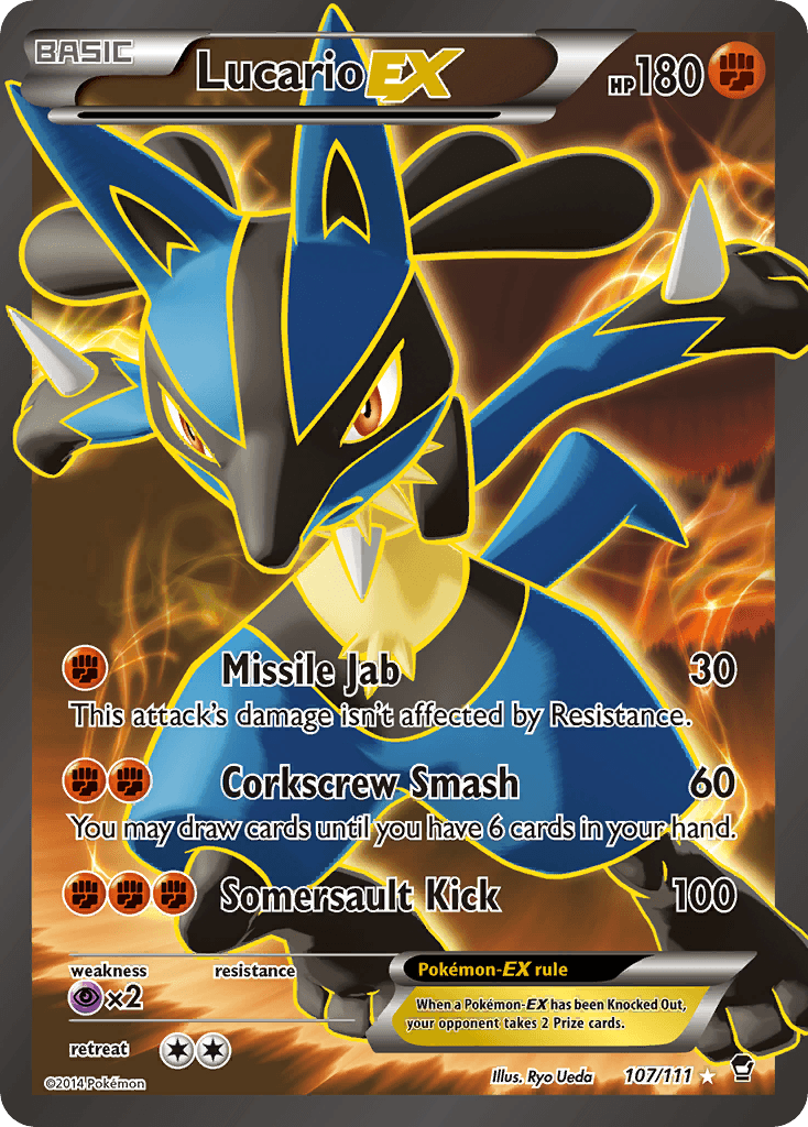 Lucario-EX (Furious Fists) #107