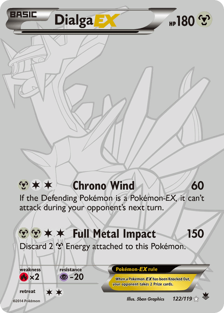 Dialga-EX (Phantom Forces) #122