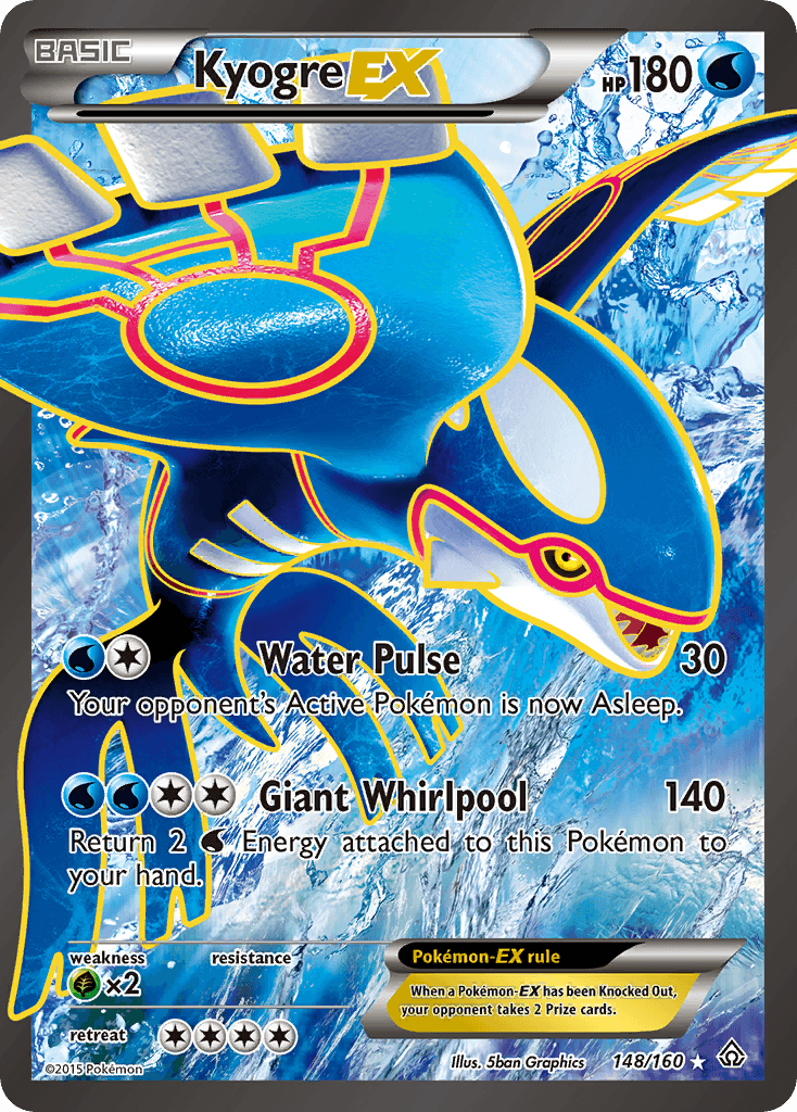 Kyogre-EX (Primal Clash) #148