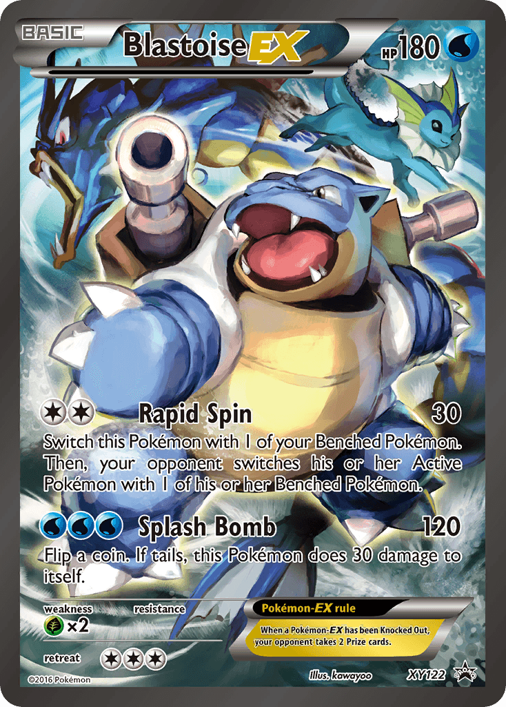 Blastoise-EX (XY Black Star Promos) #XY122