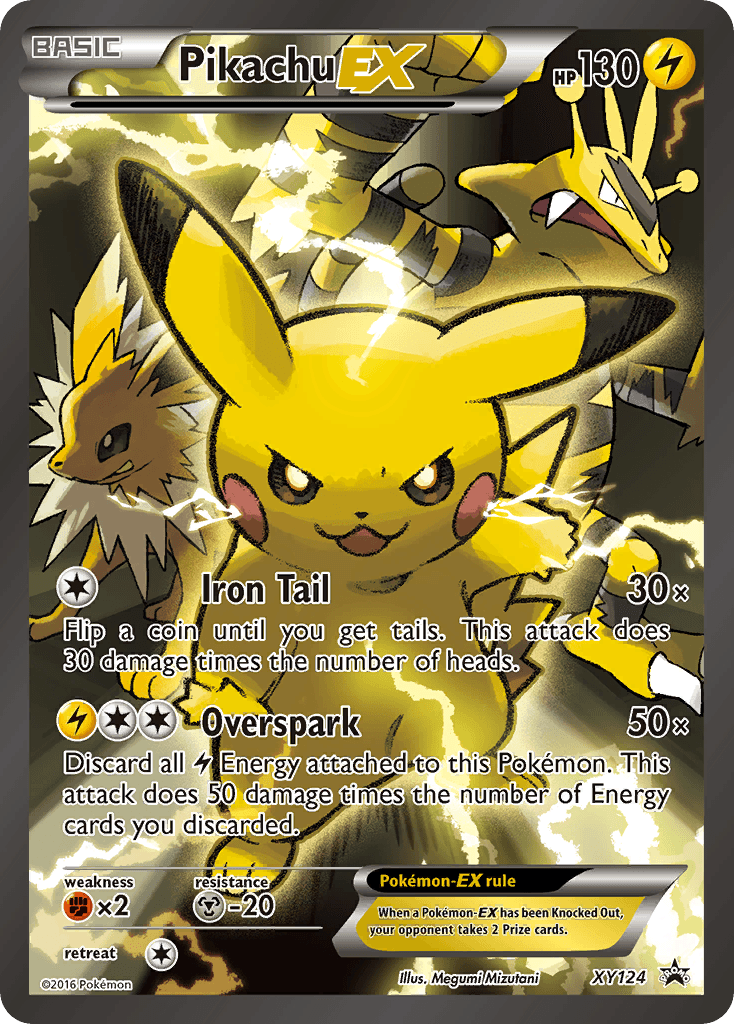 Pikachu-EX (XY Black Star Promos) #XY124