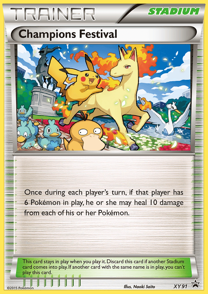 Champions Festival (XY Black Star Promos) #XY91
