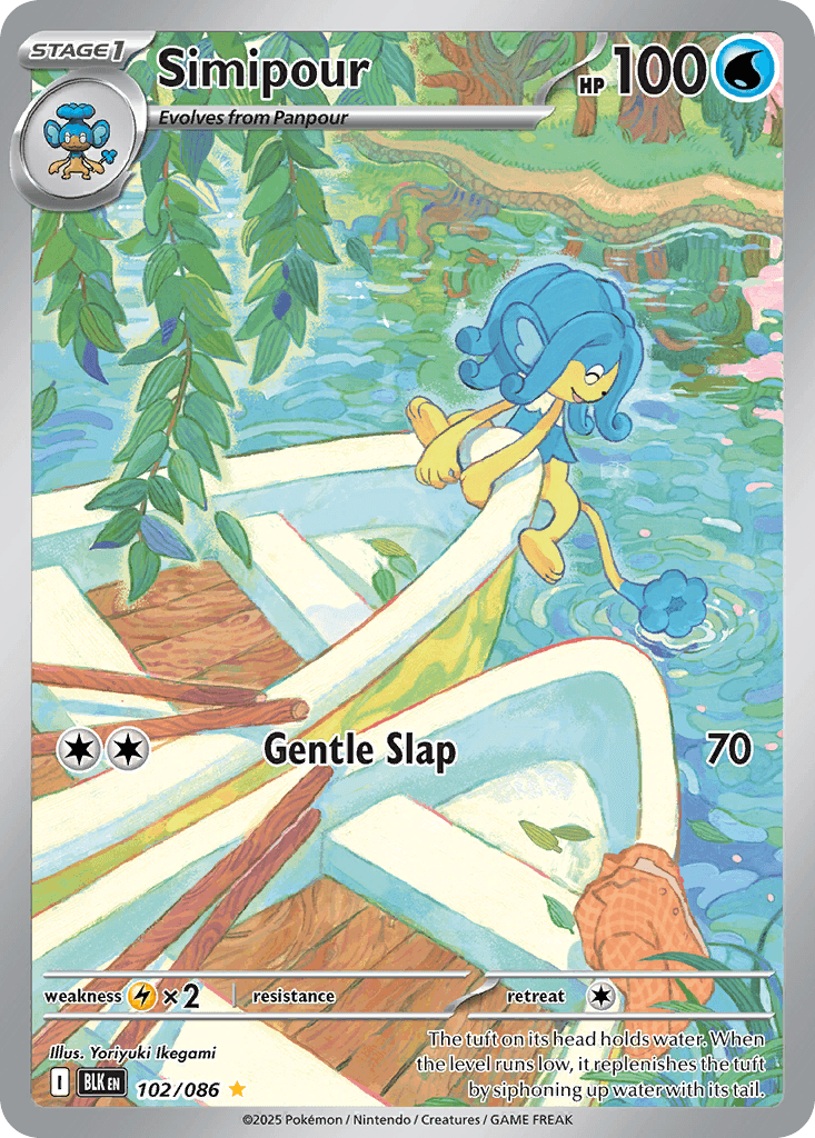 Simipour (Black Bolt) #102 card art