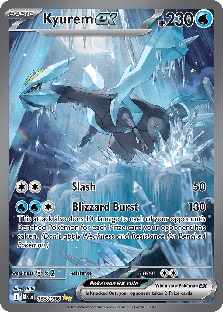 Kyurem ex (Black Bolt) #165