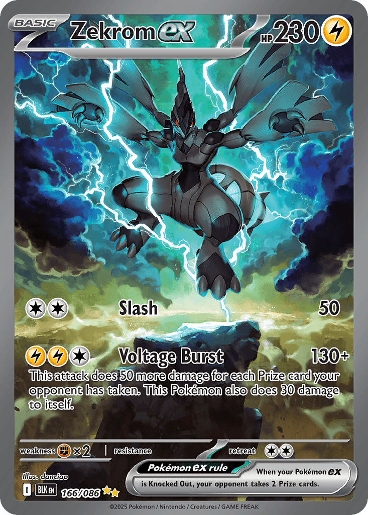 Zekrom ex (Black Bolt) #166