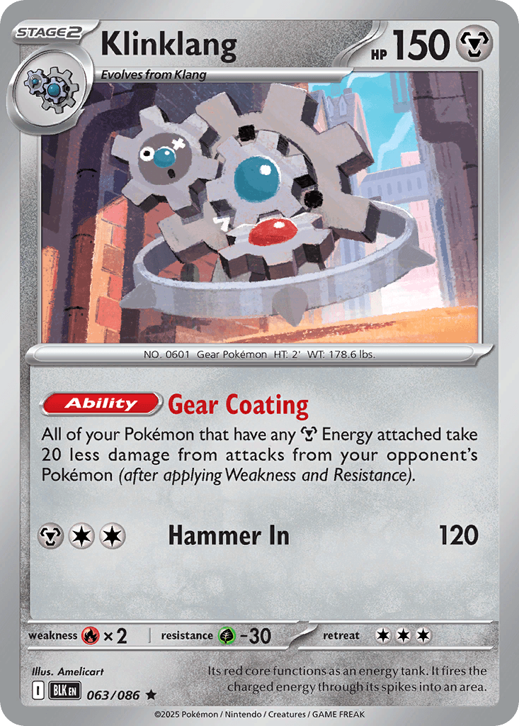 Klinklang (Black Bolt) #63 card art