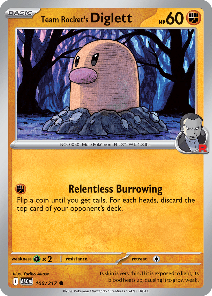 Team Rocket's Diglett (Ascended Heroes) #100