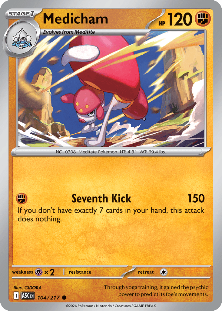 Medicham (Ascended Heroes) #104 card art