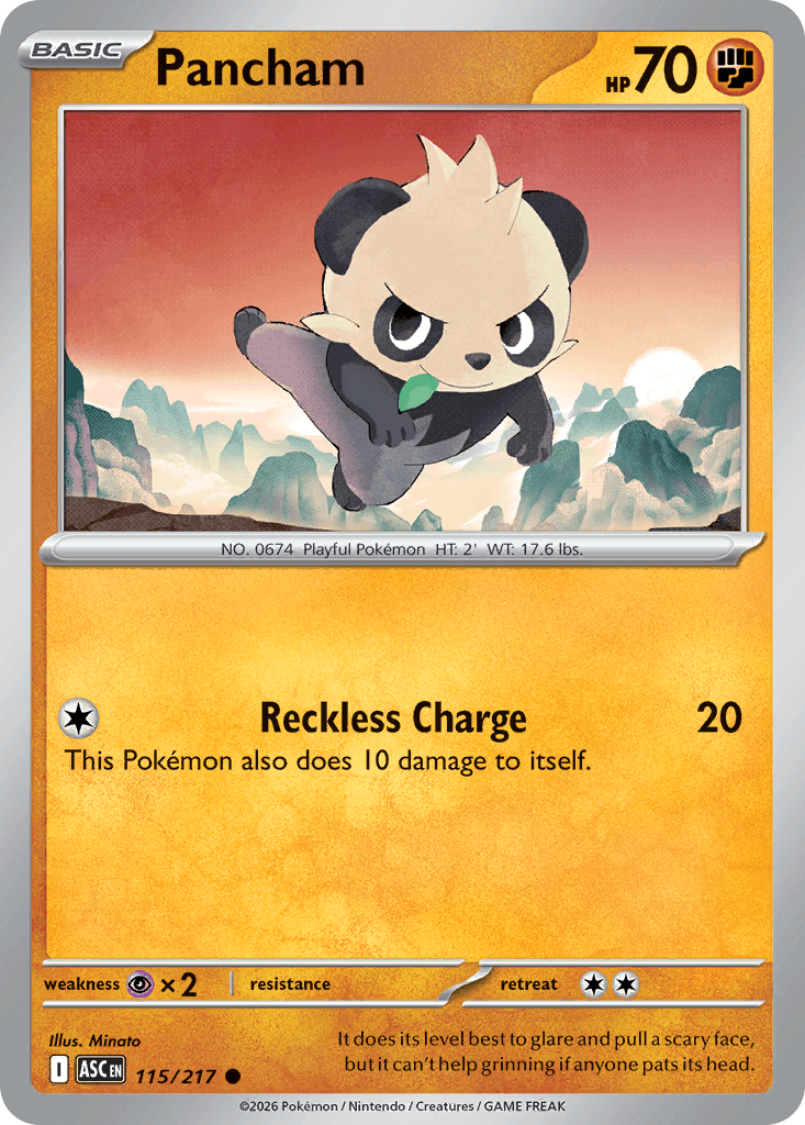 Pancham (Ascended Heroes) #115 card art