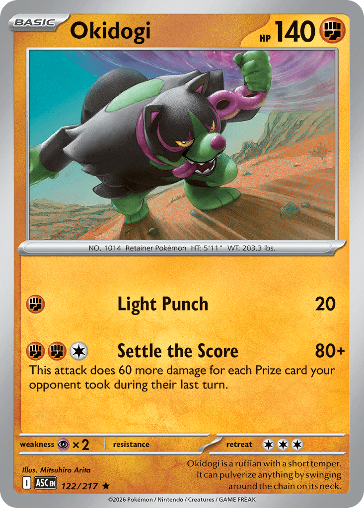 Okidogi (Ascended Heroes) #122 card art