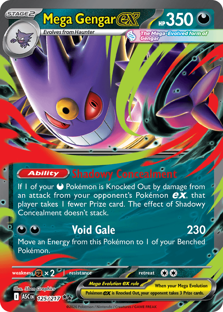 Mega Gengar ex (Ascended Heroes) #125