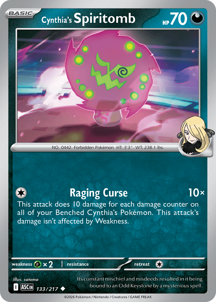Cynthia's Spiritomb (Ascended Heroes) #133 card art
