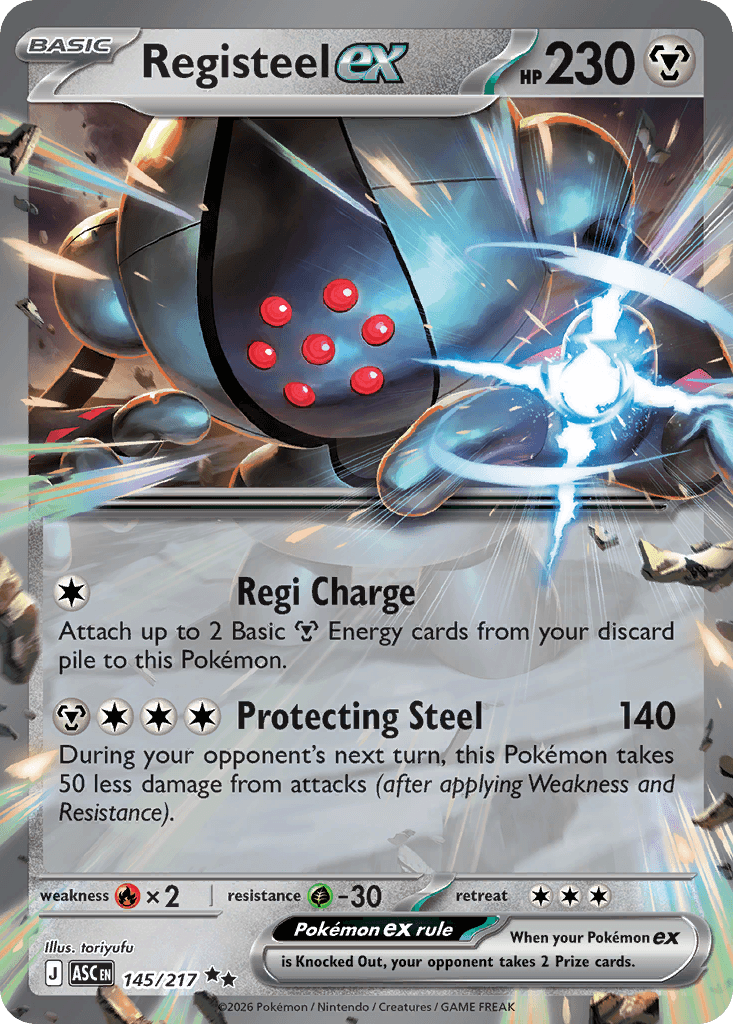 Registeel ex (Ascended Heroes) #145