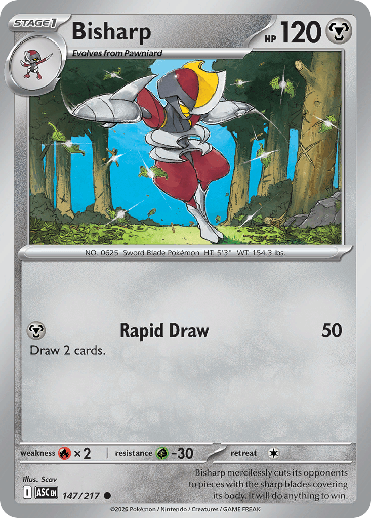 Bisharp (Ascended Heroes) #147 card art