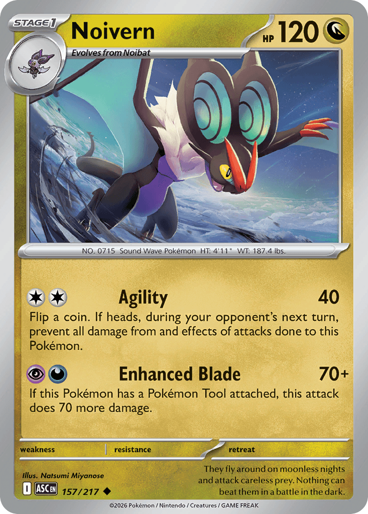Noivern (Ascended Heroes) #157 card art