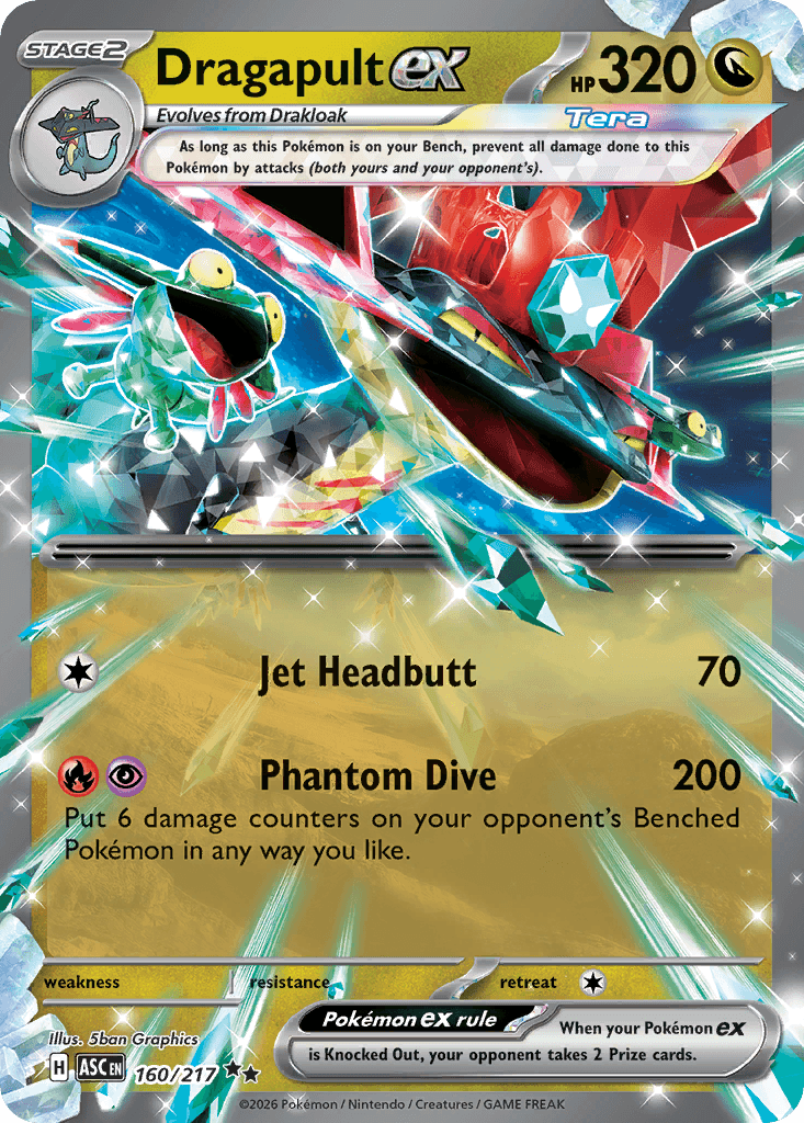 Dragapult ex (Ascended Heroes) #160 card art