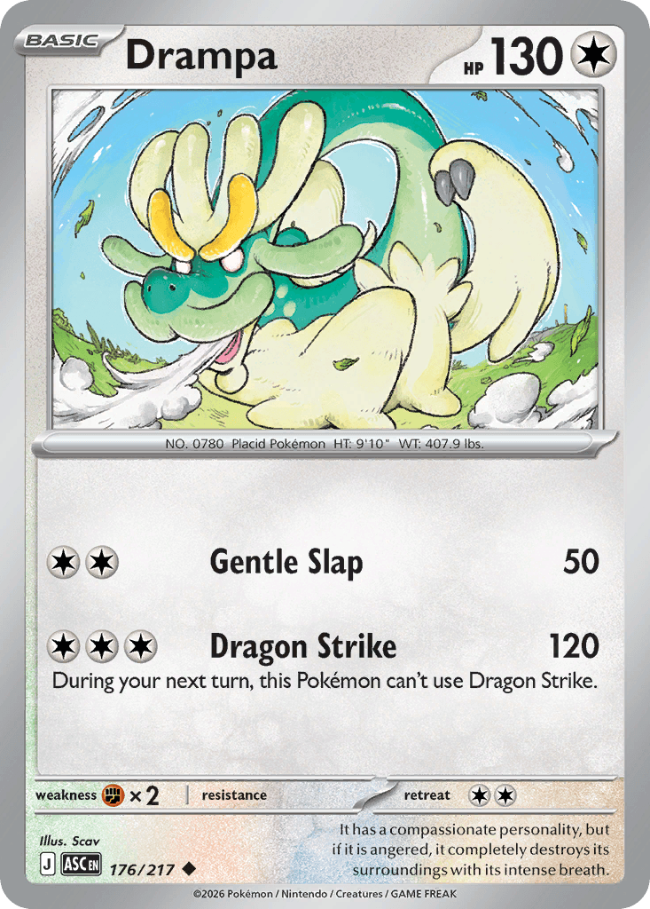 Drampa (Ascended Heroes) #176 card art