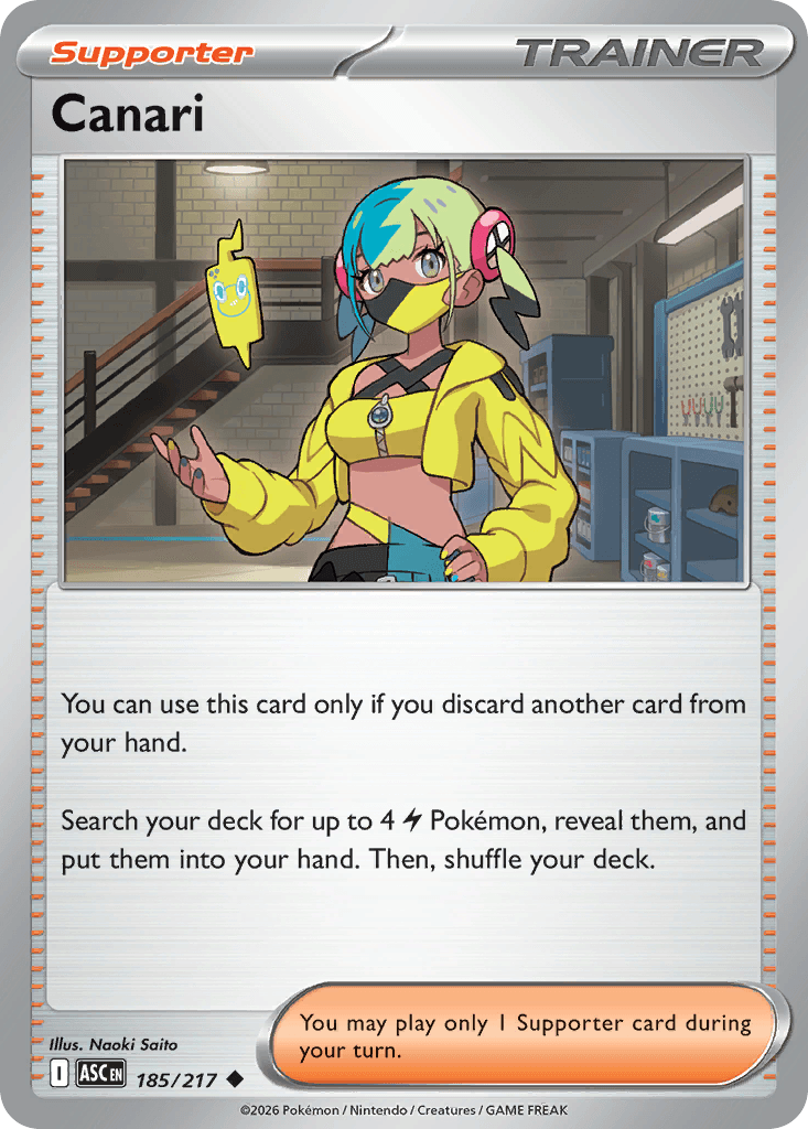 Canari (Ascended Heroes) #185 card art