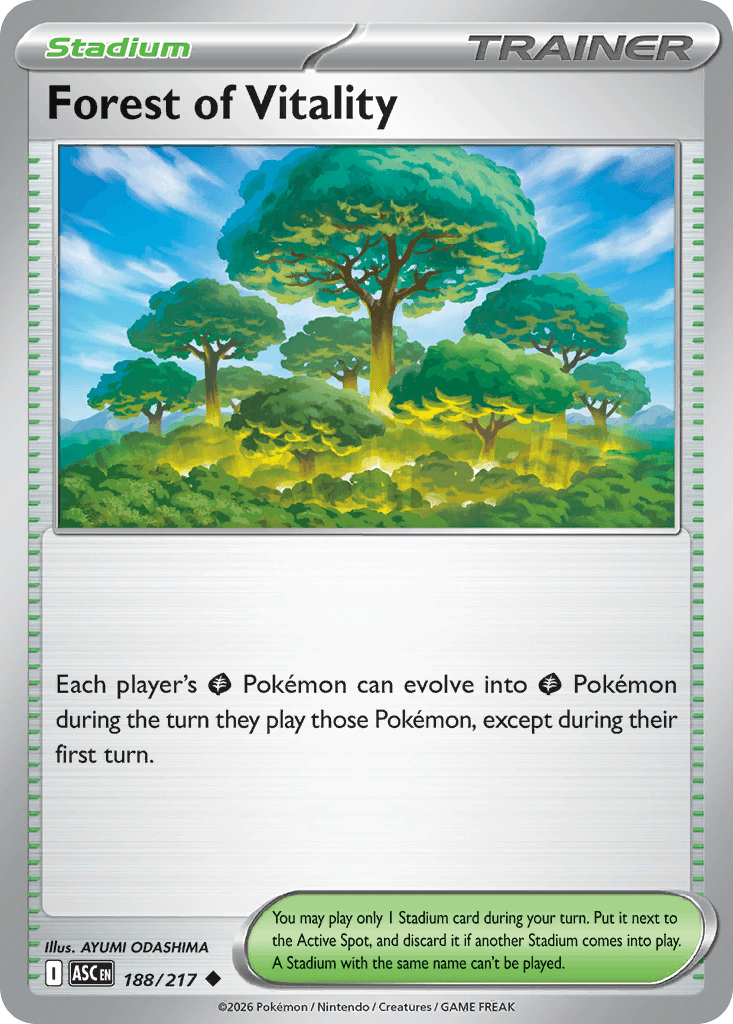 Forest of Vitality (Ascended Heroes) #188 card art