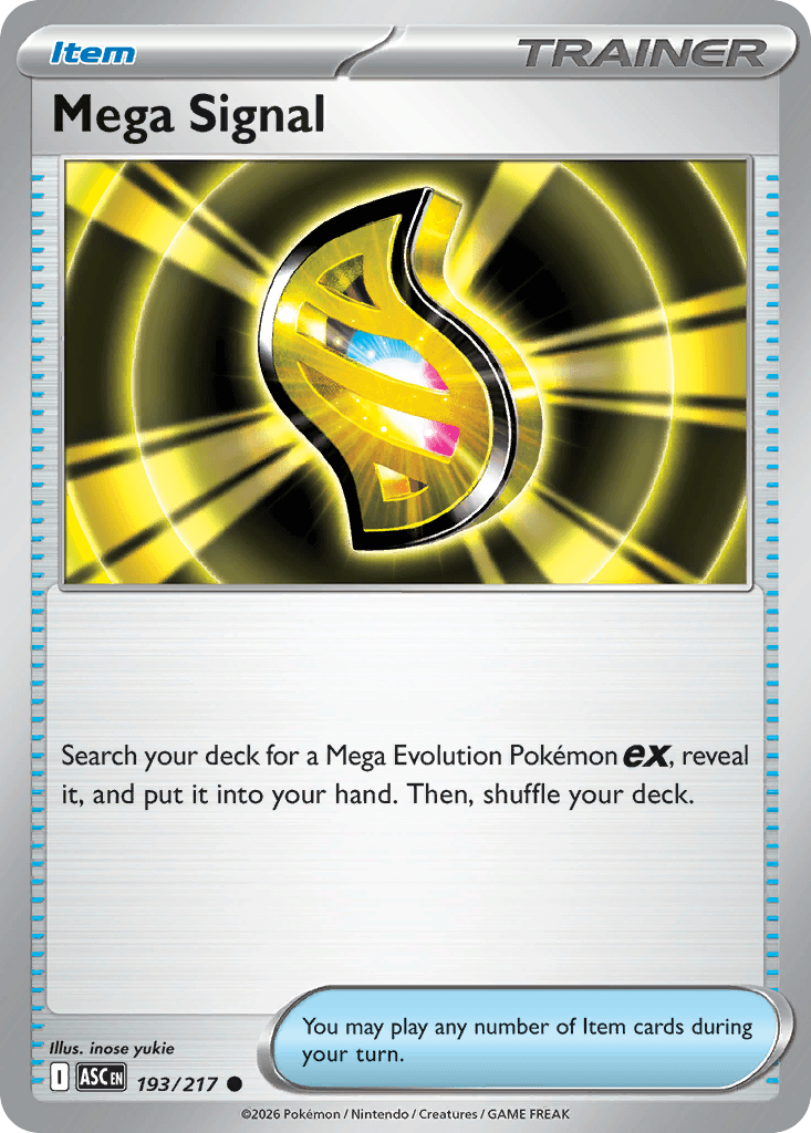 Mega Signal (Ascended Heroes) #193 card art