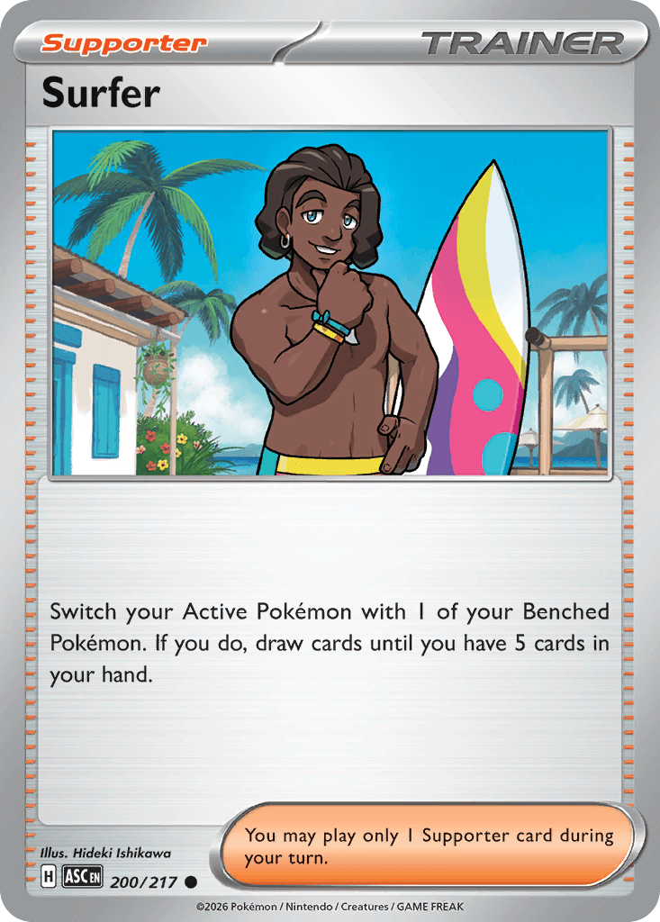 Surfer (Ascended Heroes) #200 card art