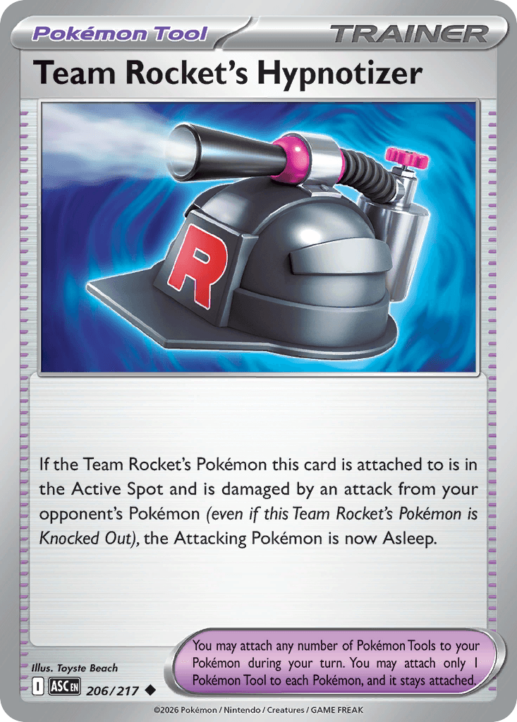 Team Rocket's Hypnotizer (Ascended Heroes) #206
