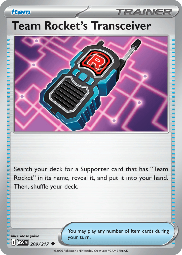 Team Rocket's Transceiver (Ascended Heroes) #209