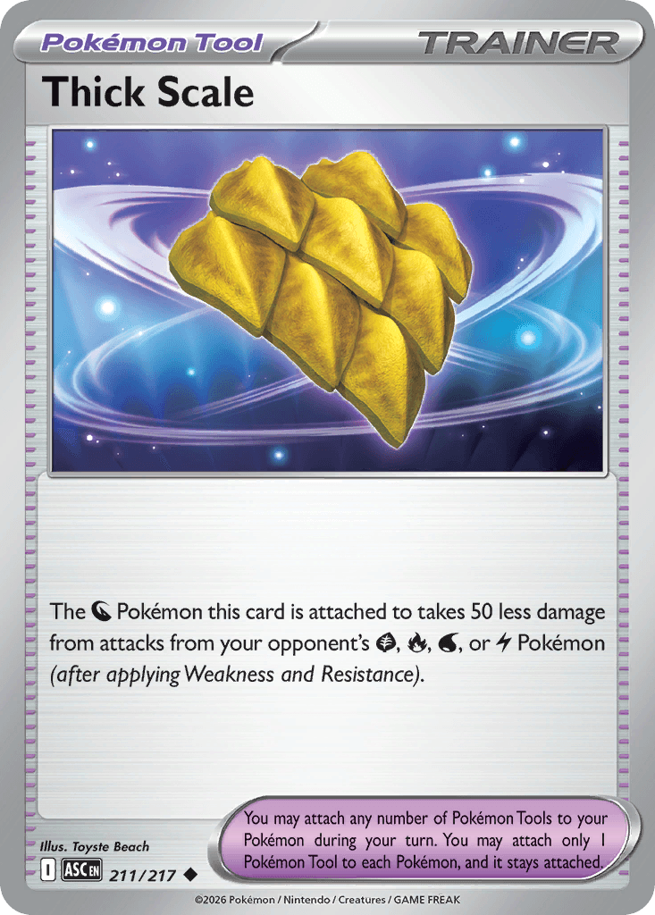 Thick Scale (Ascended Heroes) #211 card art