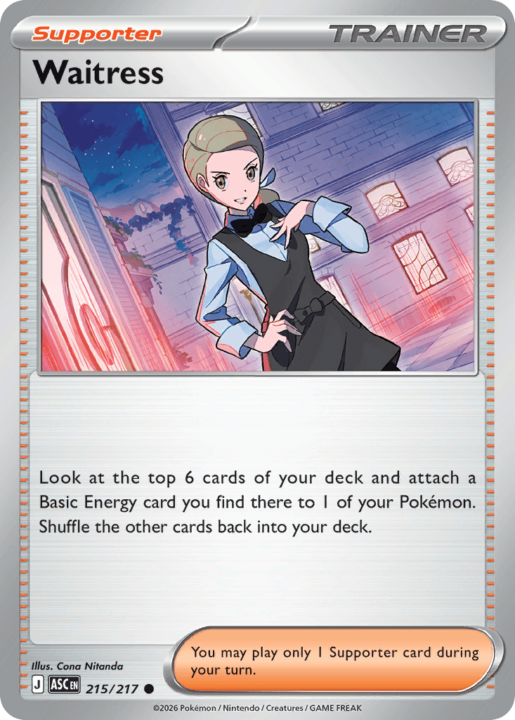 Waitress (Ascended Heroes) #215 card art